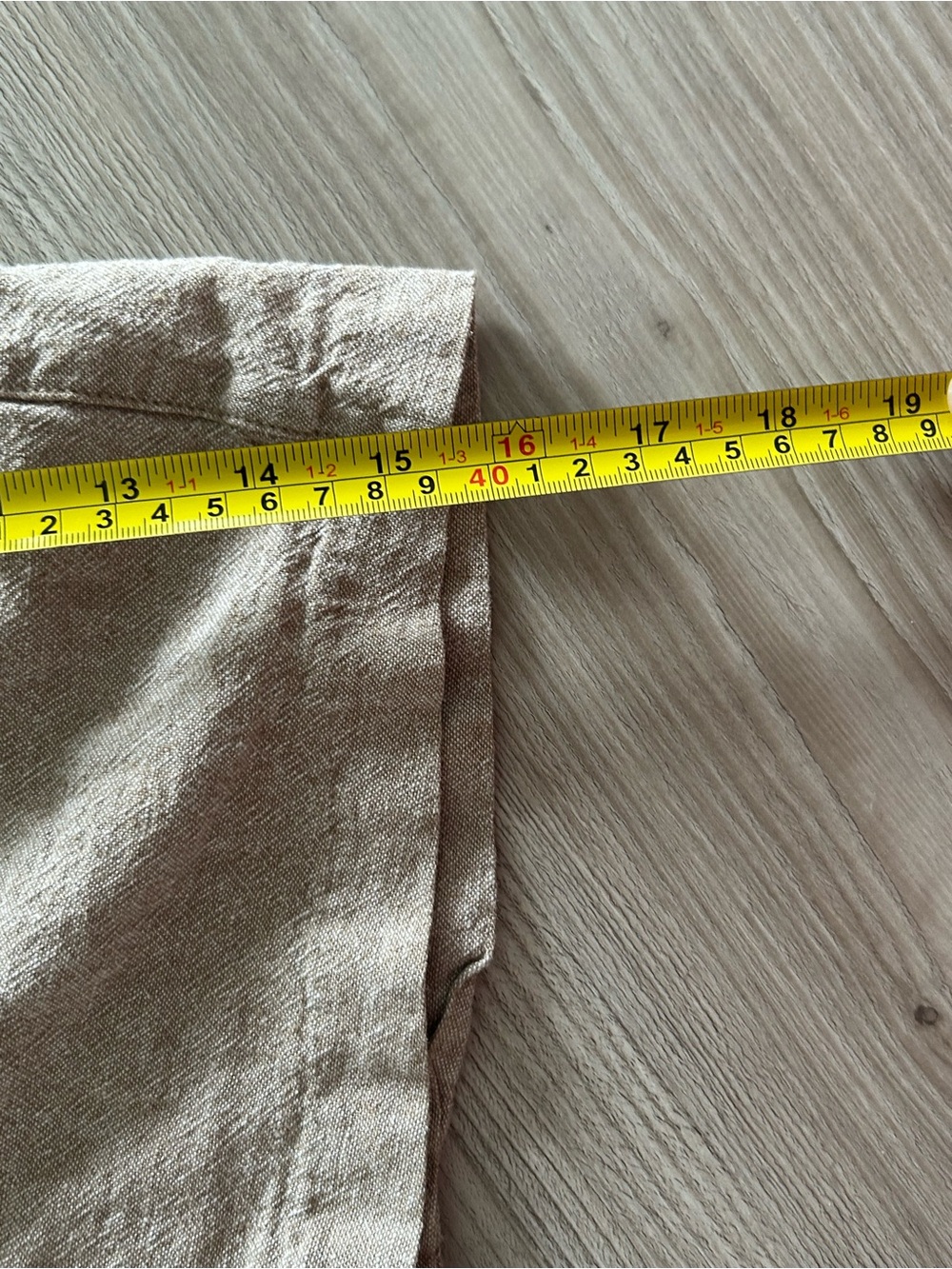 2 for 10$ ☀️ High waisted linen blend shorts sz L - Picture 8 of 12